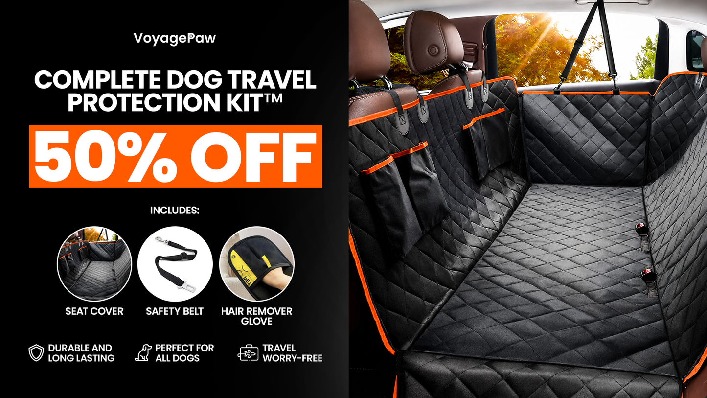 VoyagePaw™ - Complete Dog Travel Protection Kit 50% OFF